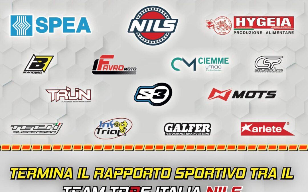 TERMINA IL RAPPORTO SPORTIVO TRA IL TEAM TRRS ITALIA NILS E FRANCESCO TITLI