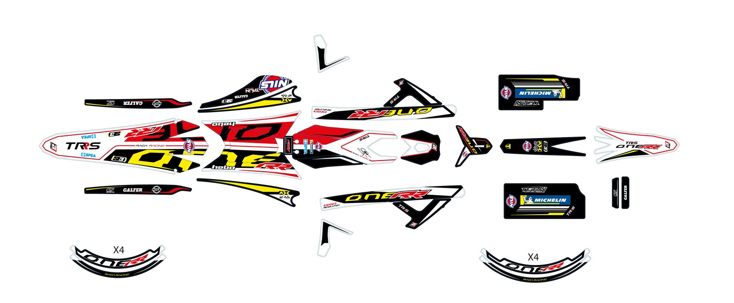 TRRS - Kit Adesivi Team TRRS Italia Nils RR 2021